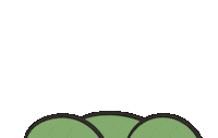 Tinyu_Gung sticker fighting frog 加油 Sticker
