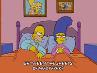 homer simpson sleeping GIF
