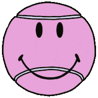 Happy Tennis Sticker