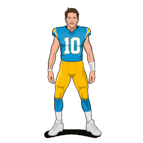 Los Angeles Chargers Football Sticker by SportsManias