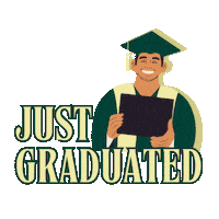 Graduation Grad Sticker by King's Communicationshttps://www.instagram.com/kingsatwestern/