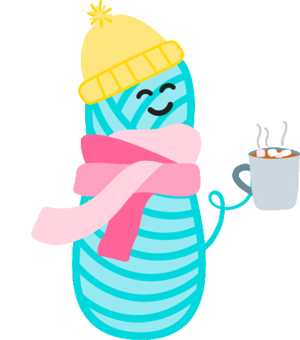 Hot Chocolate Christmas Sticker by Hobbii