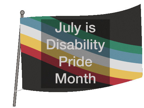 Flag July Sticker
