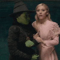 Shocked Ariana Grande GIF by Wicked