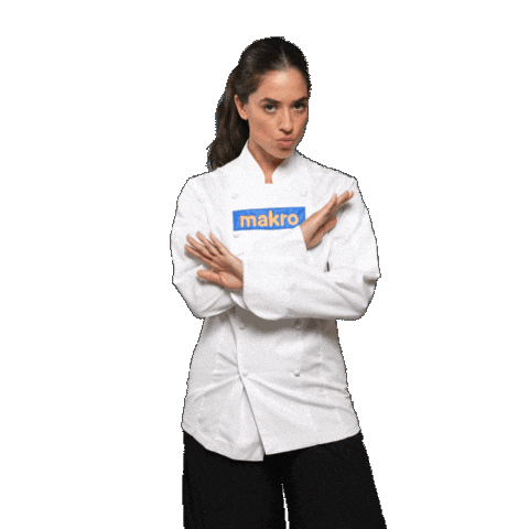 No Way Chef Sticker by Makro España