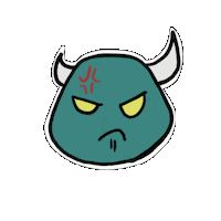 Angry Frustrated Sticker