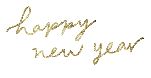 Happy New Year Glitter Sticker