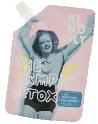 kind_ly mask sweat smell detox Sticker