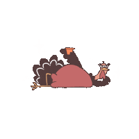 Thanks Giving Sticker by Percolate Galactic