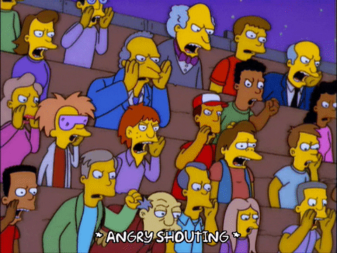 yelling episode 15 GIF