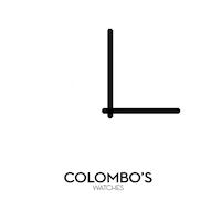 colomboswatches white green black watches Sticker