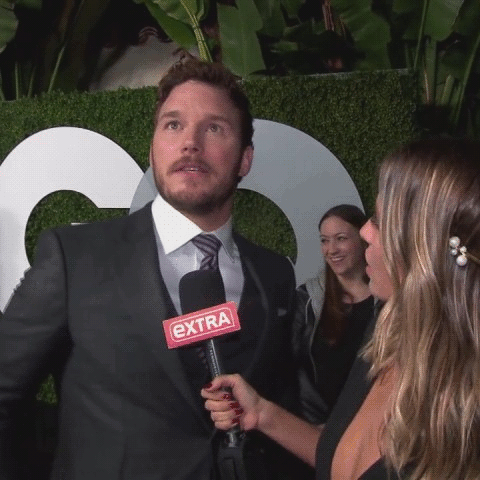 Shocked Chris Pratt GIF