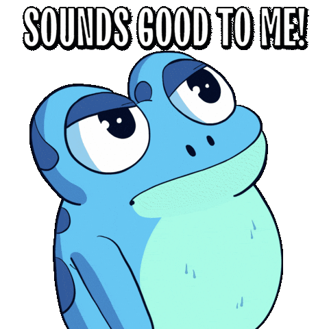 Sunglasses Sounds Good Sticker by Croakey