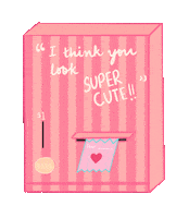 sandpixel love pink i love you in love Sticker