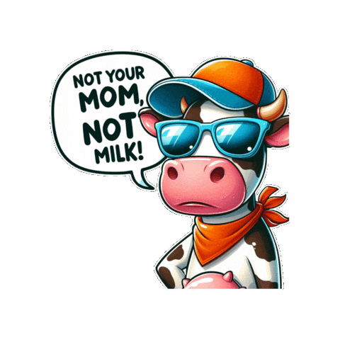 Vegan Milk Sticker by Natur-Clean-up