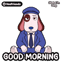 Sleepy Good Morning Sticker by VeeFriends