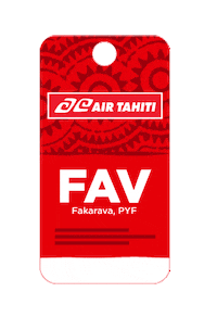_AirTahiti_ fav french polynesia airtahiti fakarava Sticker