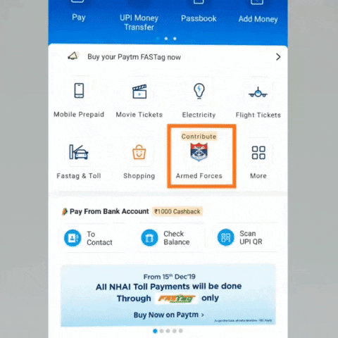 Nagendra_Devara armed forces paytm GIF