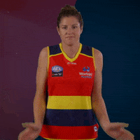 Crowsaflw Shrug GIF by Adelaide Crows
