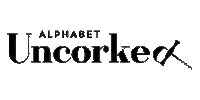Alphabet Uncorked Sticker by The Alphabet Gift Shop