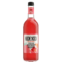 nixandkixnatural vegan natural sparkling raspberry Sticker
