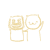 Happy Otters Sticker