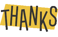 Thanks Sticker