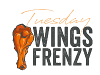 Bwr Tuesday Wings Frenzy Sticker by BUFFALO WINGS & RINGS