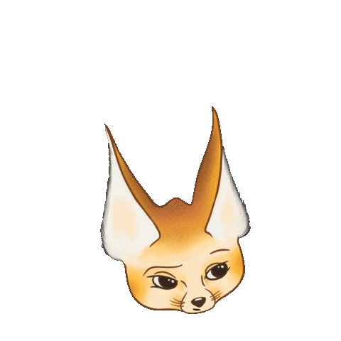 Fox Fenek Sticker