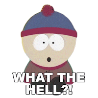 Stan Marsh What The Heck Sticker by South Park
