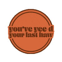 Out West Rodeo Sticker by Old Sole Designs