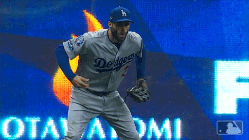 Los Angeles Dodgers Reaction GIF by MLB