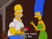 homer simpson eating GIF