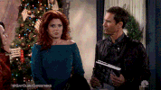 a gay olde christmas GIF by Will & Grace
