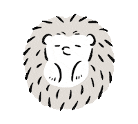 Sleep Hedgehog Sticker