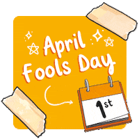 Fools Day Calendar Sticker by Twinkl Parents