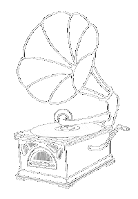 Vintage Musique Sticker