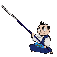 Itoe323 かわいい イトエ 黒田武士 黒田節 Sticker