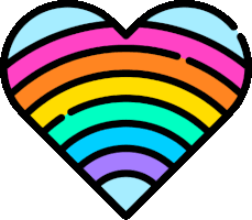 Gay Pride Love Sticker by Matt Crump