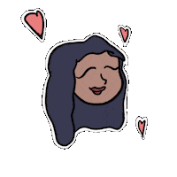 In Love Hearts Sticker