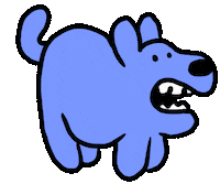 Dog Reaction Sticker by Ruppert Tellac