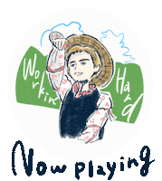 Workin Hard Now Playing Sticker