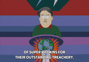 angry christopher reeve GIF by South Park 
