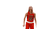 Womens Basketball Smile Sticker by East Central University