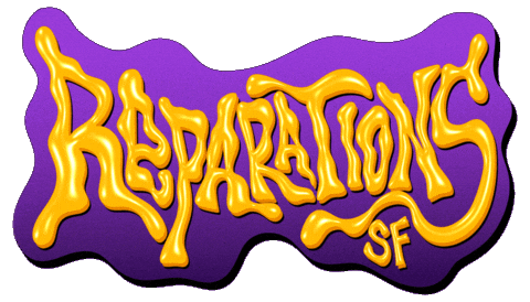 Reparations Sf Oasis Sticker by Oasis Arts Inc