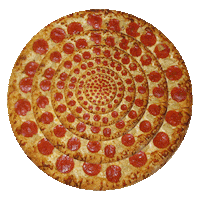 Extra Large Pizza Sticker by Jess Mac