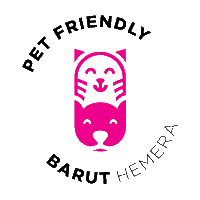 Cat Dog Sticker by Barut Hotels