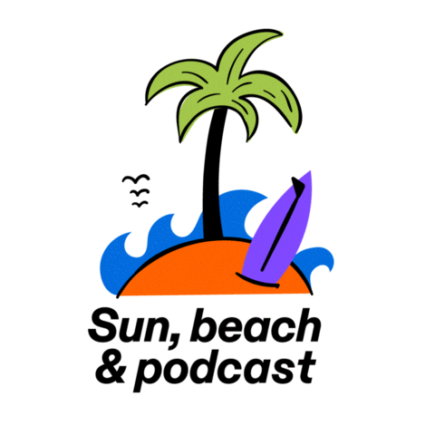 Summer Beach Sticker by Podimo