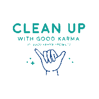 goodkarmaprojects limpieza cleanup sostenibilidad playas Sticker