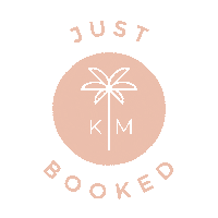 KMtrvlDesigns travel honeymoon booked justbooked Sticker